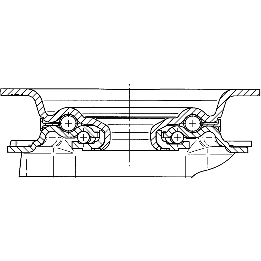 Rueda Serie 34 UOO 080 080P62 Giratoria 080 mm