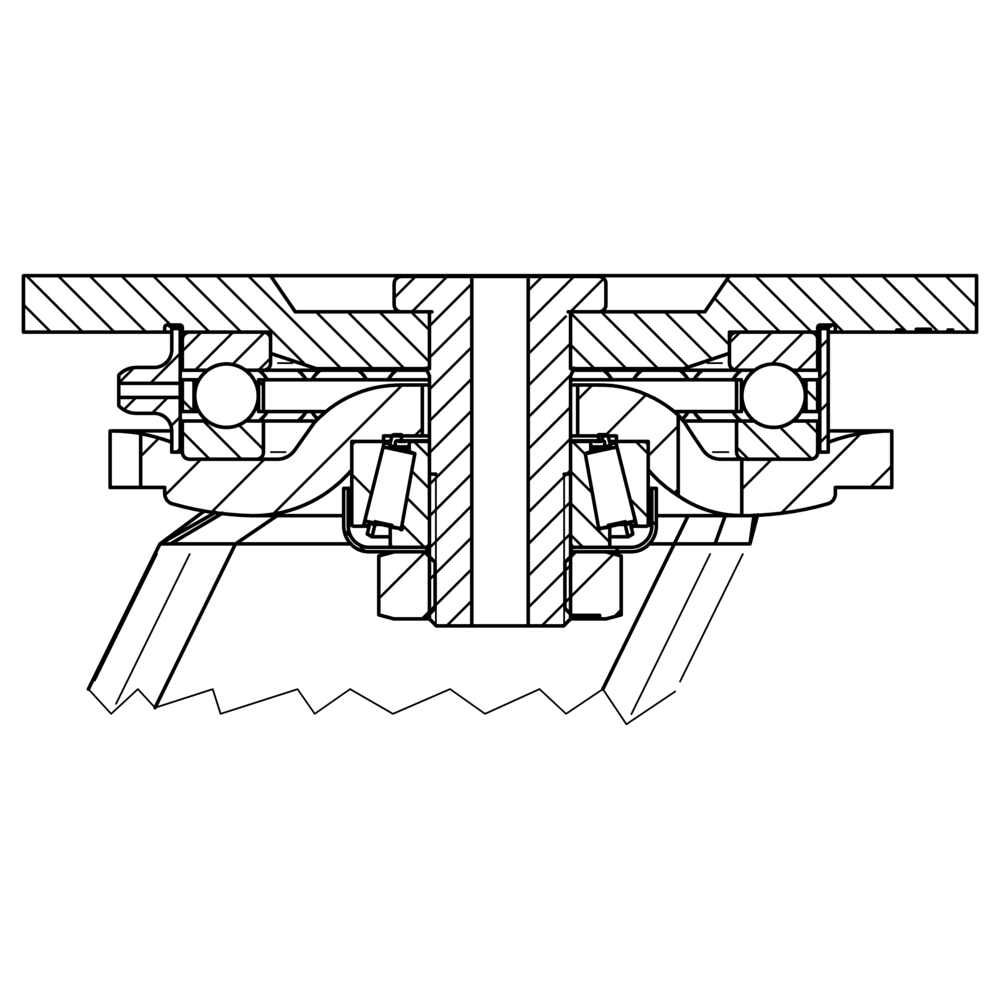 Rueda Serie96 FTP 200 WT60 Giratoria 200 mm