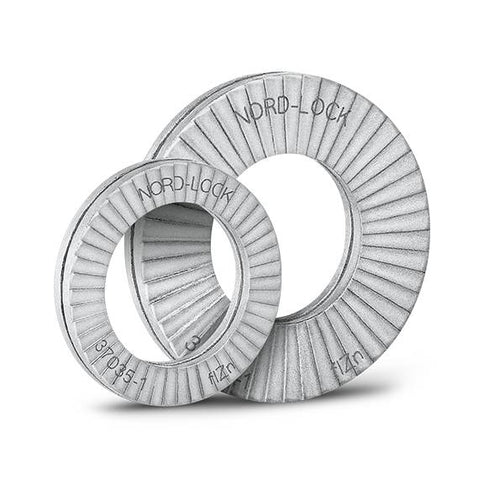 Arandela de Seguridad Nord-Lock NL8 Acero al Carbono e Inox (1 par)