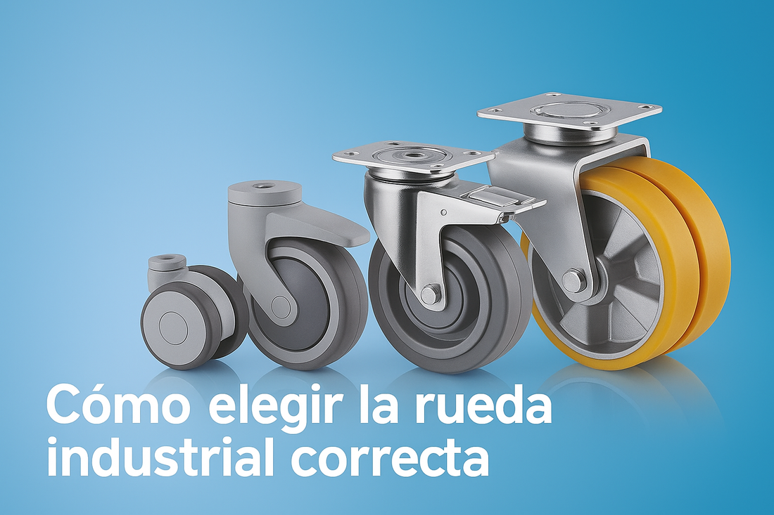 ¿Ruedas fijas, giratorias o con freno?