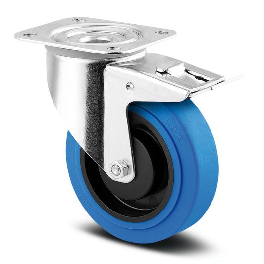 Ruedas serie Alpha 3470 UFR Azul  Goma Elastica