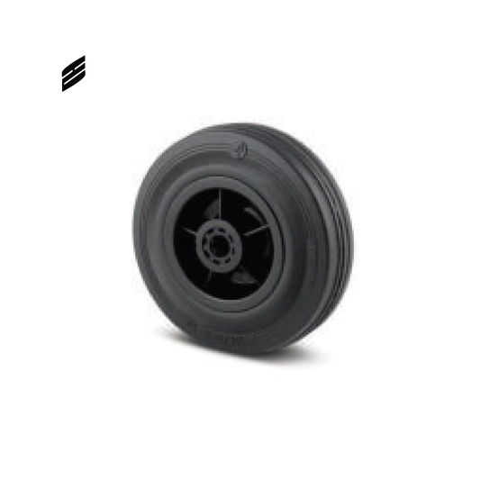 Rueda industrial blanda PVP