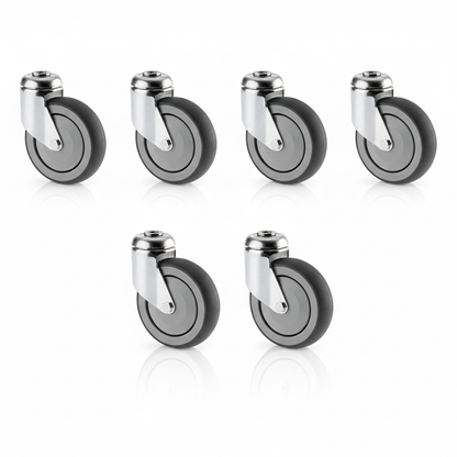 Rueda Giratoria Carro Supermercado PJP